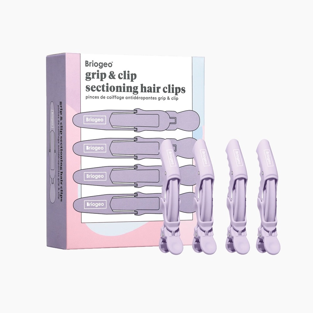 🆕 in box Briogeo Grip + Clip Sectioning Hair Clips